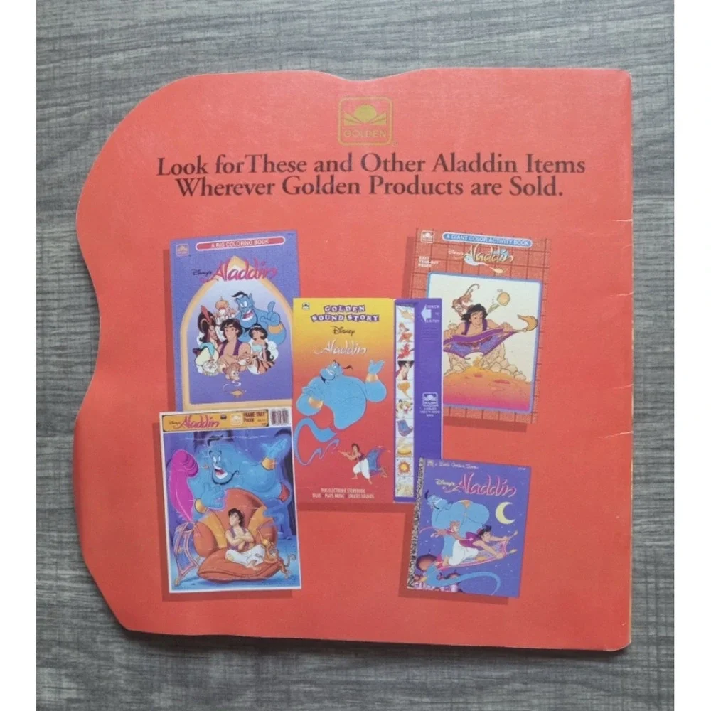 Vintage Disney Aladdin‎ (Pizza Hut for Kids Book) Golden Paperback